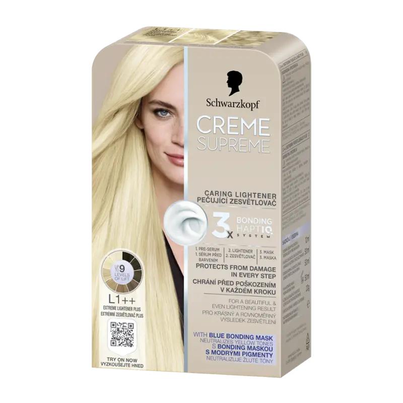 Schwarzkopf Pečující zesvětlovač vlasů Creme Supreme L1++, 1 ks