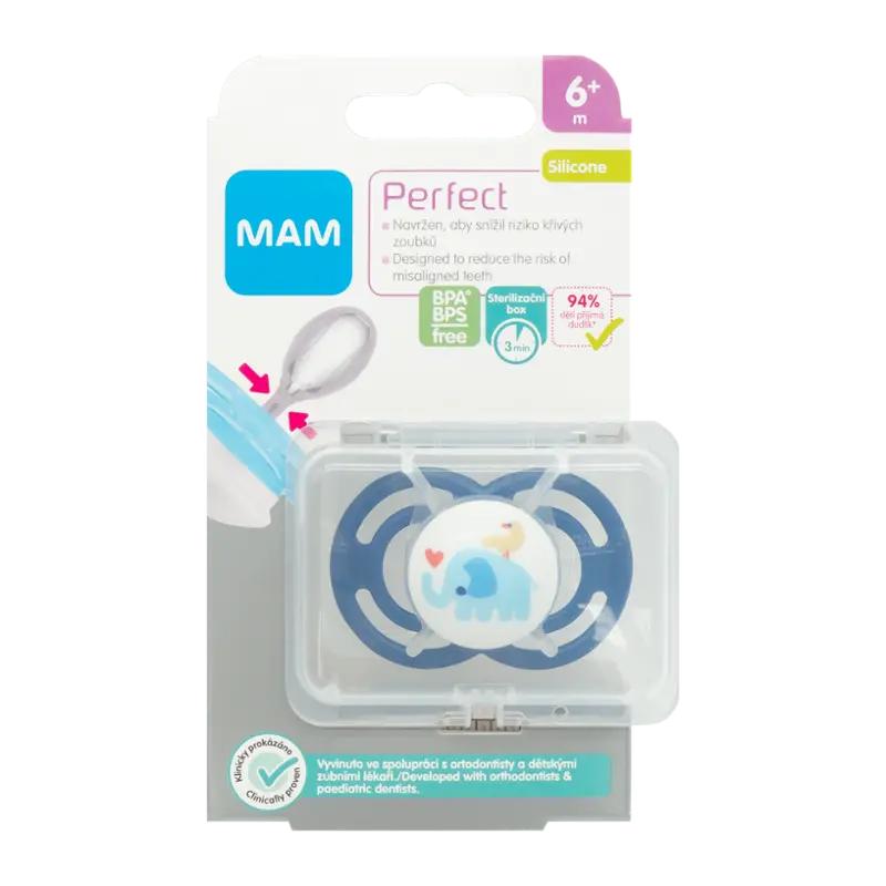 MAM Dudlík Perfect, 6m+, různé druhy, 1 ks