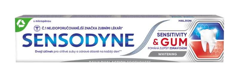 Sensodyne Zubní pasta s fluoridem Sensitivity & Gum Whitening, 75 ml