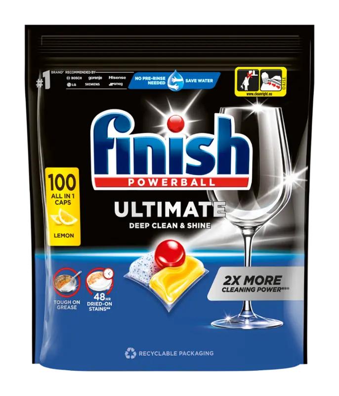 Finish Tablety do myčky Powerball Ultimate All in 1 Lemon, 100 ks