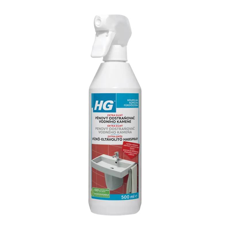 HG Pěnový čistič vodního kamene Extra silný, 500 ml