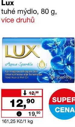 Lux tuhé mýdlo, 80 g