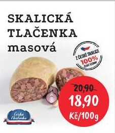 SKALICKÁ TLAČENKA masová 100g