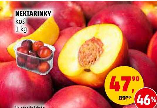 NEKTARINKY koš, 1 kg 