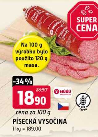 Písecká Vysočina 100g
