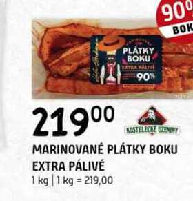 Marinované plátky boku extra pálivé 1kg