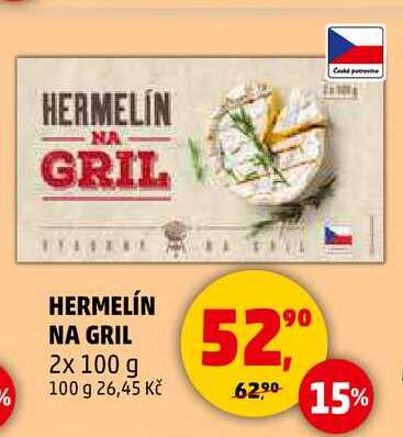 HERMELÍN NA GRIL, 2x 100 g 