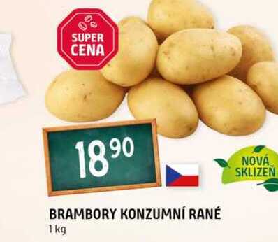 Konzumní brambory rané 1kg