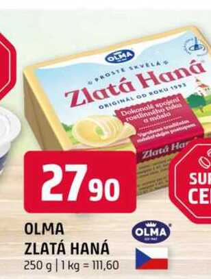 Olma Zlatá Haná 250g