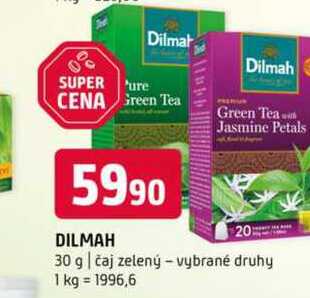 Dilmah 30 g čaj zelený vybrané druhy