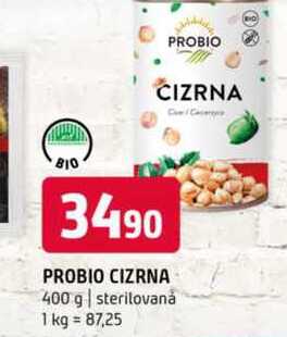 Probio cizrna 400 g sterilovaná 