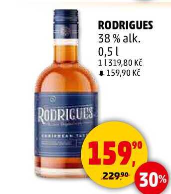 RODRIGUES 38% alk., 0,5 l