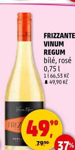 FRIZZANTE VINUM REGUM bílé, 0,75 l 