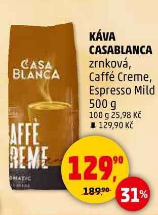 KÁVA CASABLANCA zrnková, 500 g