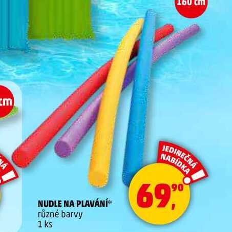 NUDLE NA PLAVÁNÍ různé barvy, 1 ks