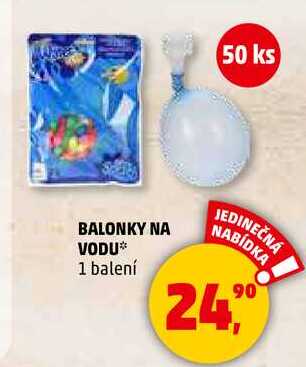 BALONKY NA VODU, 1 balení 