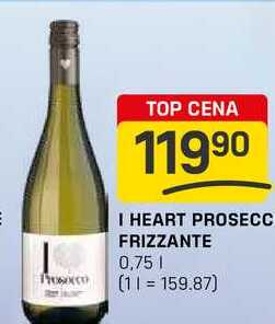 I HEART PROSECC FRIZZANTE 0,75l