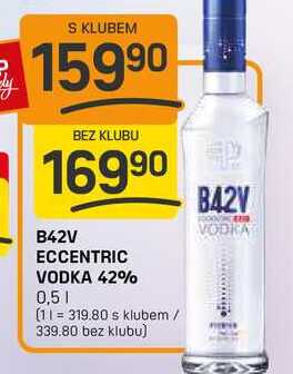 B42V ECCENTRIC VODKA 42% 0,5l