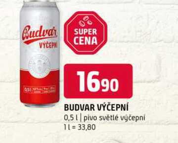 Budweiser Budvar B:Classic světlé výčepní pivo 0,5l