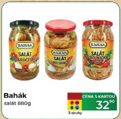 Bahák salát 880g 
