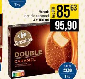 Nanuk double caramel 4 x 100 ml 