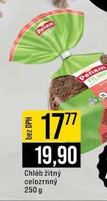 Chléb žitný celozrnný 250 g