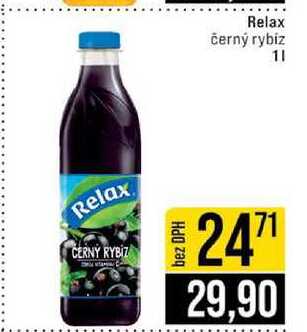 Relax černý rybiz 1l