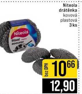 Niteola drátěnka kovová plastová 3 ks