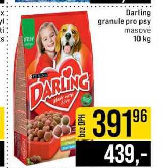 Darling granule pro psy masové 10 kg 