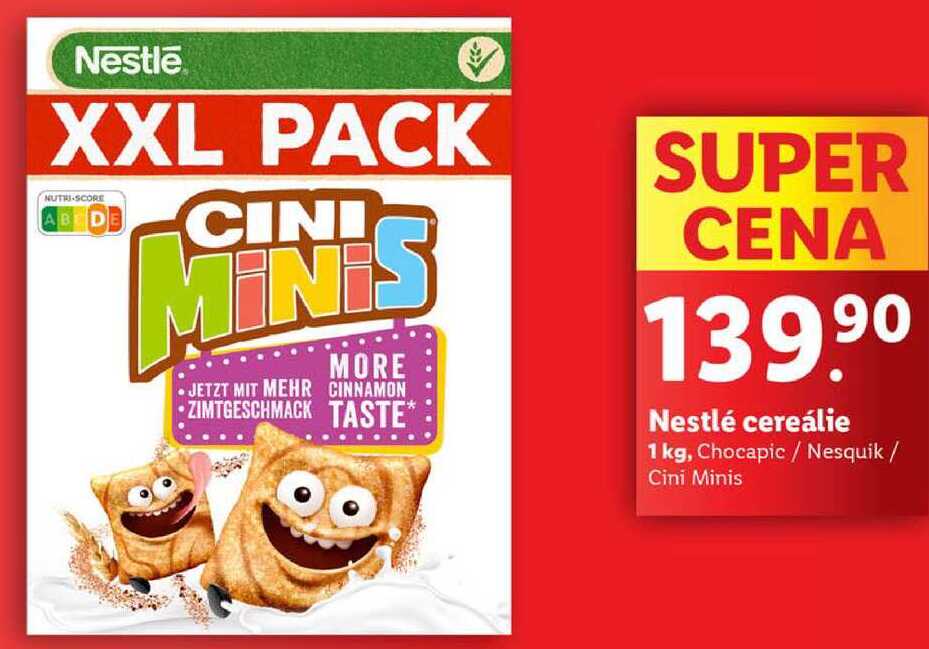 Nestlé cereálie, 1 kg