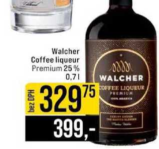 Walcher Coffee liqueur Premium 25% 0,7l