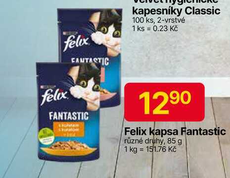 Felix kapsa Fantastic různé druhy, 85 g 