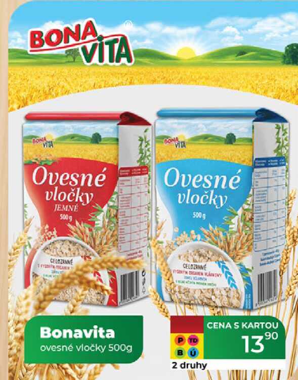 Bonavita ovesné vločky 500g  