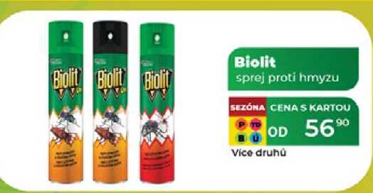 Biolit sprej proti hmyzu 