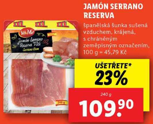JAMÓN SERRANO RESERVA, 240 g