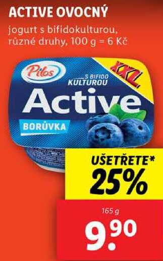 ACTIVE OVOCNÝ, 165 g