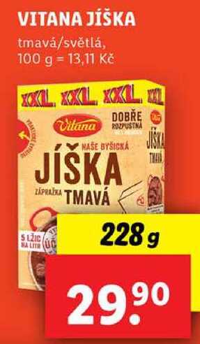 VITANA JÍŠKA, 228 g