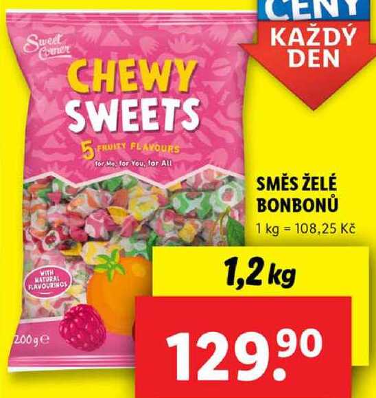 SMĚS ŽELÉ BONBONŮ, 1,2 kg