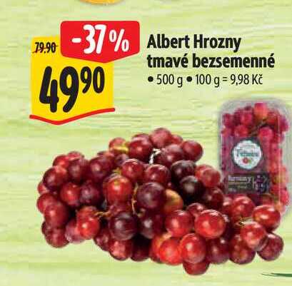   Albert Hrozny  tmavé bezsemenné 500 g  
