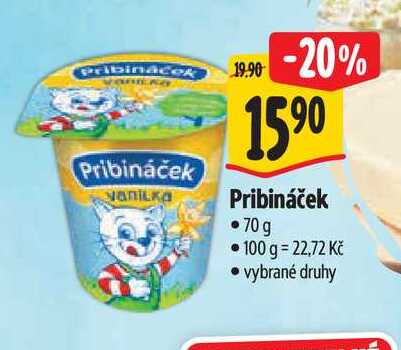  Pribináček 70 g  