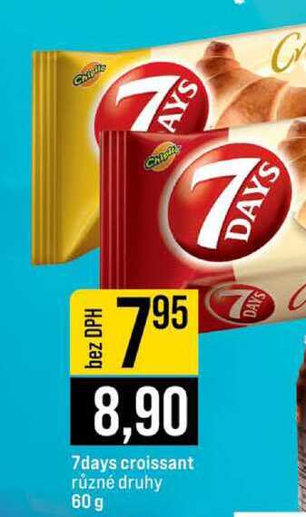 7days croissant různé druhy 60 g 