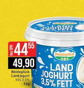 Weideglück Land jogurt bily 3.5% 1kg