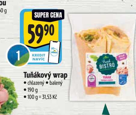   Tuňákový wrap 190 g