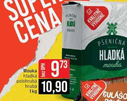 Mouka hladká polohrubá hrubá 1kg 