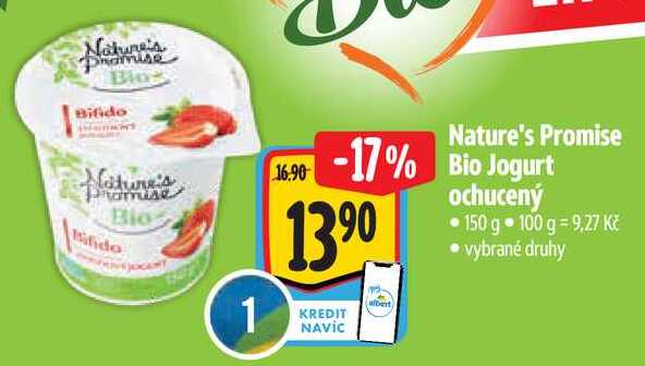   Nature's Promise Bio Jogurt  ochucený 150 g 