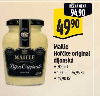   Maille Hořčice original dijonská 200 ml  