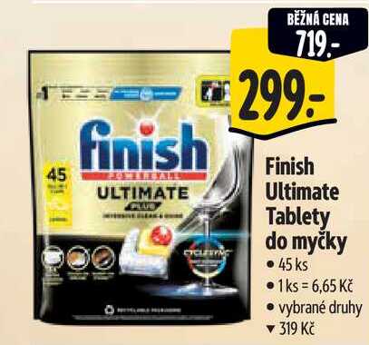 Finish Ultimate Tablety do myčky 45 ks