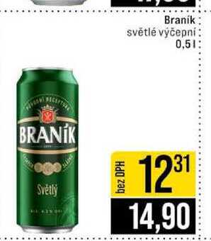 Braník světlé výčepní 0,5l