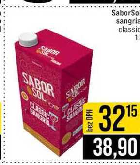 SaborSol sangria classic 1l