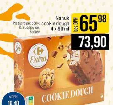 Nanuk cookie dough 4 x 90 ml 